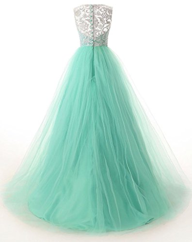 Snowskite Straps Bridesmaid Dresses Prom Gowns Zipper With Buttons Turquoise 6 #TOP2