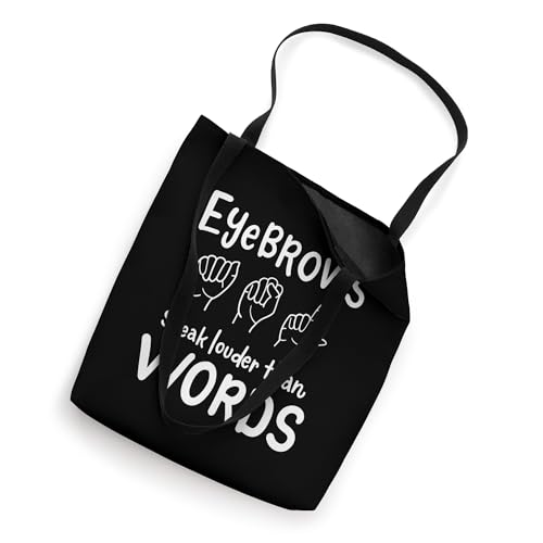 Bolso Tote con Diseño de Lengua de Señas para Profesor ASL miniatura 2