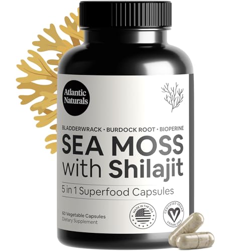 Atlantic Naturals Sea Moss + Bladderwrack Capsules (60 ct)