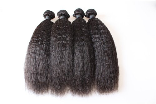 HairPR Hair 100% Cambodian Human Virgin Hair extensions 3 Bundles 10"-28" Kinky Straight Natural Color Can be dyed