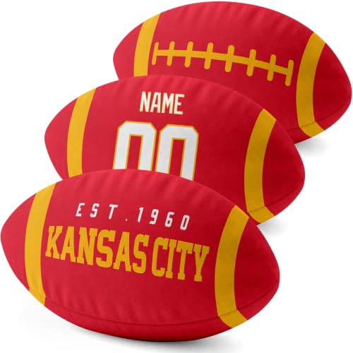 Image of ANTKING Kansas Throw Pillow 2 Packs Custom Name Number Gifts