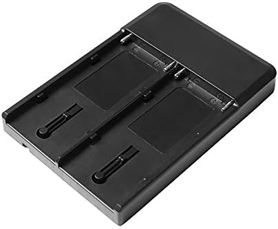 V-Mount Battery Plate to NP-F970 F750 F550 Battery Plate Power Supply Converter Adapter for LED Video Light Panel with V-Mount Battery Mount Lock Plate
