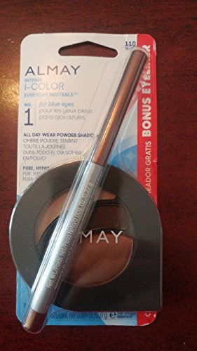 Almay Intense i-Color Everyday Neutrals 110 for Blue Eyes All Day Wear Powder Shadow & Bonus Eyeliner