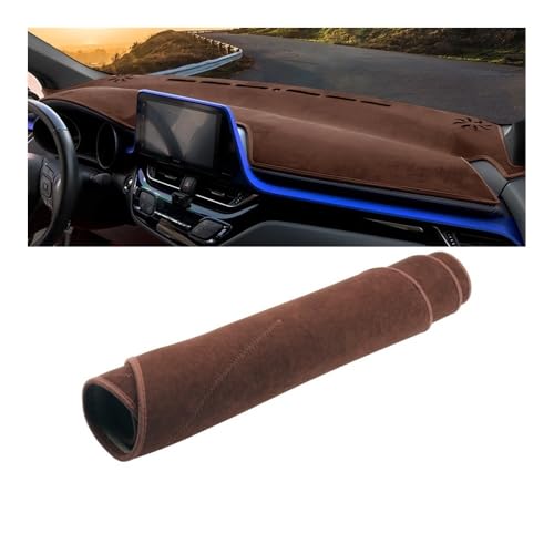 Tapis anti-dérapants pour Toyota C-HR 2016-2023 couverture marron LHD