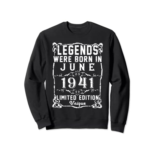 Cumpleaños Junio 1941 Edición Limitada Regalo Legend June Sudadera