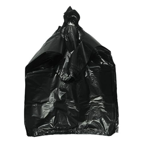 Image of 100 PCS Small Trash Bags,11.8x18 Inch 4 Gal Garbage Bags, Separated Unscented White Small Trash Bags for Bathroom Bedroom Office Trash Can, (Black 100PCS)