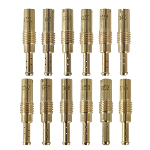 labwork 12pcs 30 31 32 35 38 40 42 45 48 50 52 55 Slow/Pilot Jet Replacement for OKO CVK