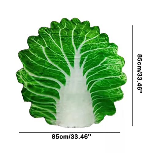 Simulated Cabbage Blanket, Flannelette Blanket, Baby Blanket, Swaddling Blanket, Children's Food Blanket #TOP4