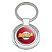 The Big Bang Theory Sheldon Bazinga Keychain Classy Round Chrome Plated Metal