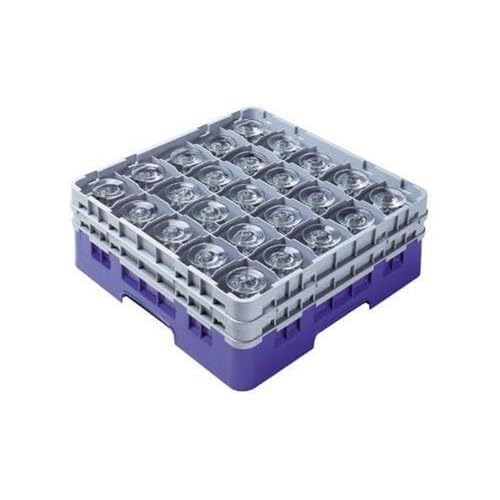 Cambro Camrack Beige Full Size 36-Compartment Glass Rack