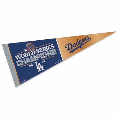 Los Angeles Dodgers 2024 World Champions Series Soft Felt Pennant