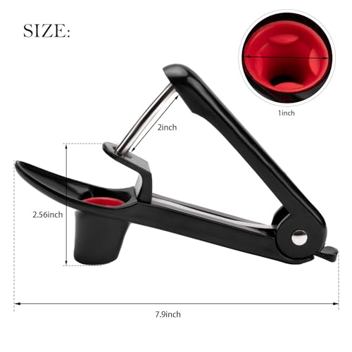 Ordekcity Cherry Pitter - Ordekcity Stainless Steel Cherries Corer Pitter Tool With Hand-Held Push Design thumb #4
