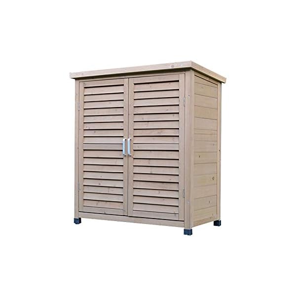 PQXOER Garten und Geräteschrank Outdoor-Garten-Speicher-Schließfach Schuhschrank Werkzeuge Box Regendicht…