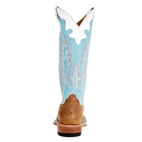 Anderson Bean Kids Coyote Sand Vamp Sky Blue Sensation Cowboy Boot Brown4