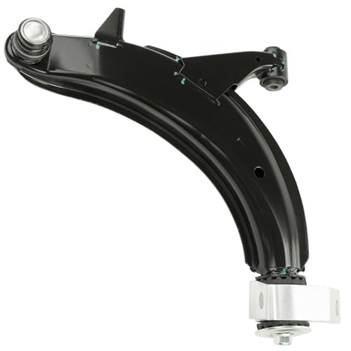 Image of Detroit Axle - Front Control Arms Tie Rods for 2003 2004 2005 Subaru Forester, 2 Lower Control Arms with Ball Joints 2 Outer Tie Rod End Links Replacement