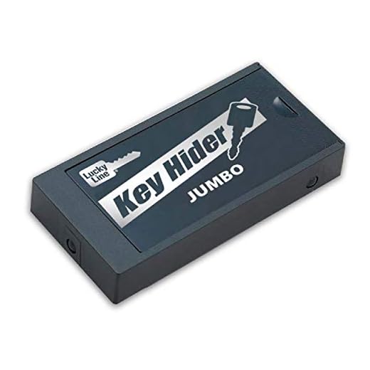 Lucky Line Jumbo Magnetic Key Hider, Case Holder for Larger Keys and Transponders (91501)