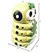 Ebros Furry Bones Inch The Leaf Caterpillar Voodoo Skeleton Monster Sit Up Figurine Furrybones Collection Decor