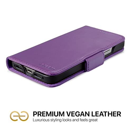 dreem Fibonacci wallet case compatible with iPhone 13 Pro Max / 2-in-1 shockproof case and detachable vegan leather folio - Image 4