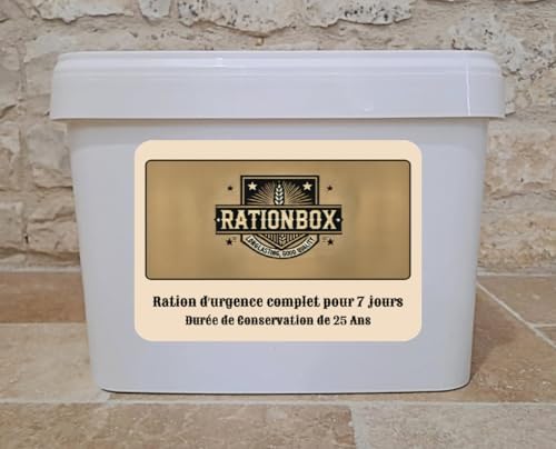 Rationbox Kit Ración de Emergencia 7 Días - 158 Porciones
