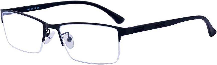 Half Frame Clear Lens Business Glasses Prescription Optical Glasses Frame