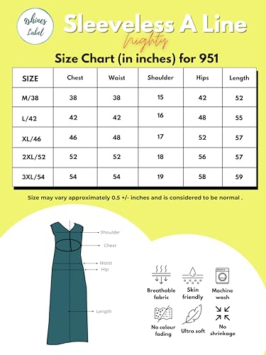 Image of 9shines Label Alpine Sleeveless Nighty | All Over Print Maxi for Women | Night wear for Women | Full Length Night Gown for Women | Night Dress for Women Stylish (Alpine Sleeveless 24)
