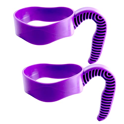 2 Pcs Purple 20 Oz Tumbler Handle, Tumbler Cup Holder Compatible with OZARK TRAIL, YETI, RTIC, Travel Mug, SIC, Rambler