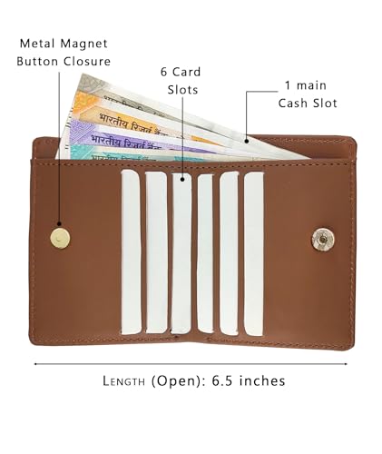 Image of Funk For Hire Unisex Vegan Leather Small Card Wallet Teal Mini Bifold Wallet with 6 Card Slots Cash Compartment & Zipper Coin Pouch Compact Lightweight Durable Faux Leather