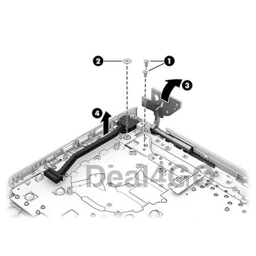 Cable conector de alimentación de 230W CC soluciona problemas de carga en HP 16-AE 3