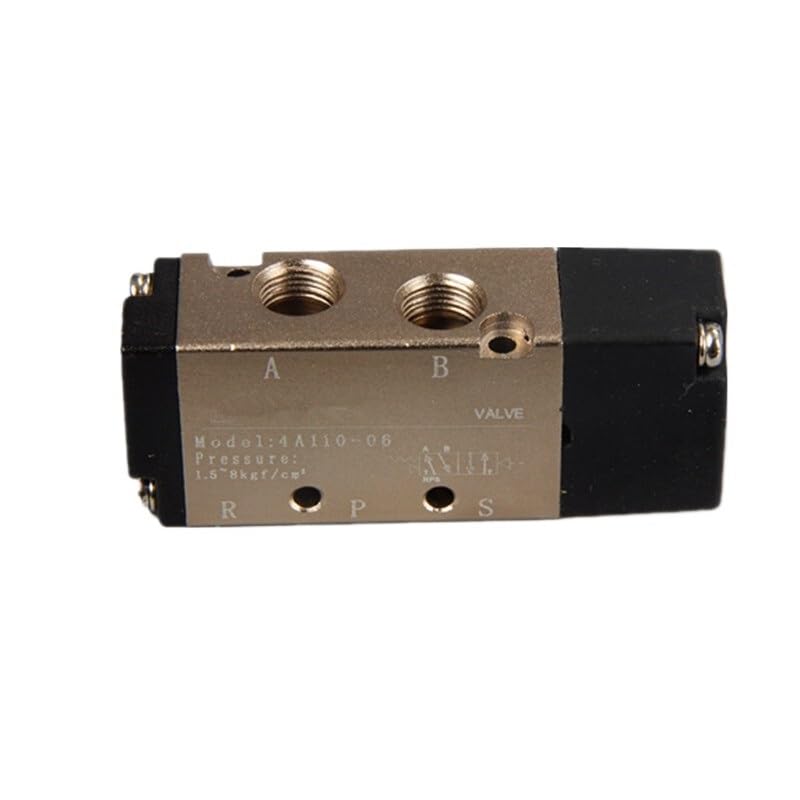 Válvula neumática de solenoide de dos vías, válvula de control neumática 4A110-06 G1/8