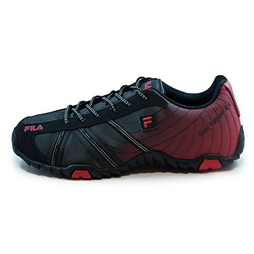 Fila Slant Summer 2.0, Tênis Masculino, Preto/Vermelho, 44
