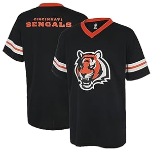 Outerstuff NFL Kids Youth 4-20 Official Game Day Team Jersey (as1, Numeric, Numeric_14, Numeric_16, Regular, Cincinnati Bengals – Black)