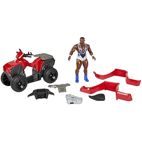 ​WWE Wrekkin Slam ‘N Spin ATV with Spinning Handlebars Action and Breakable Parts, Includes 6-inch Big E Basic Action Figure, Gift for Ages 6 Years Old & Up Cover
