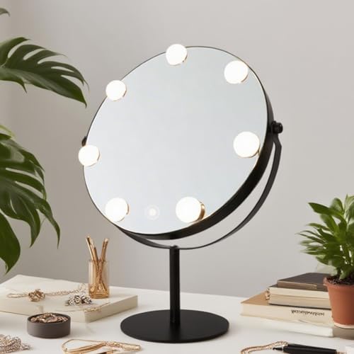 Espejo de Maquillaje Tesrago con Luz LED, 17"x11.8" miniatura 2