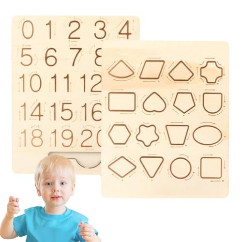 Placa de rastreamento de números de - de aprendizagem de números Montessori para crianças,Brinquedos