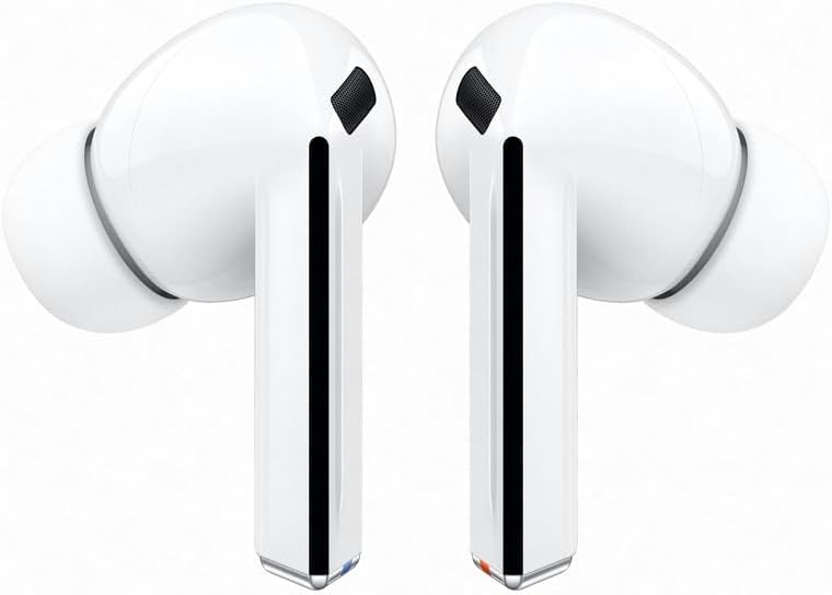 Samsung Galaxy Buds 3 Pro AI True Wireless Bluetooth Earbuds, Noise Cancelling, Sound Optimization, Real-Time Interpreter, Redesigned Comfort Fit Latin American Version (White)