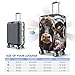 MCJDFWNMKM Luggage Cover Washable Elastic Suitcase Covers Flower Show Steer Cows Cattle Travel Baggage Cover Fashion Anti-scratch Suitcase Protector Decoraitve Covers Fits 18-32 Inch Luggages Small