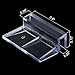 OIIKI 6 PCS Aquarium Glass Cover Clip, Clear Acrylic Support Holder, Aquarium Lid Clips Clamps, for Aquarium Fish Tank (6mm)