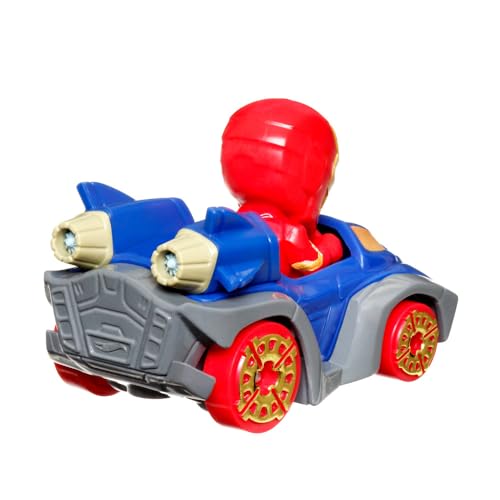 Vehículo Hot Wheels RacerVerse Die-Cast 1:64 con Iron Man miniatura 4