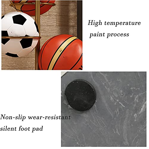 Ballenreks Voetbalhouder Organisator voor basketbal volleybal voetbal frame racket mand, geneeskunde bal standaard… - Image 4