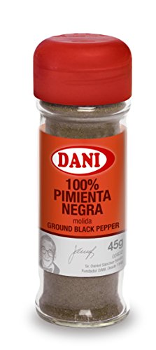 DANI pimienta negra molida frasco 45 gr