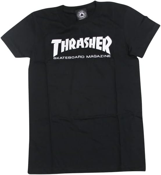 Thrasher Mag Logo Girls T-Shirt [Small] Black
