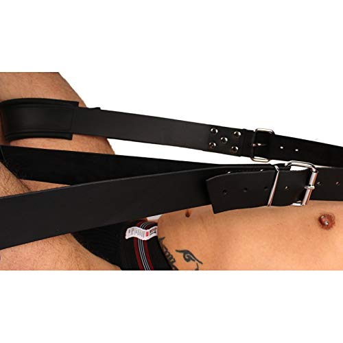 BDSM Fessel Bondage Travel Sex Sling Liebesschaukel Leder schwarz/Reise-Sex-Sling
