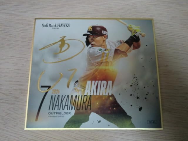 SoftBank Hawks 中村晃　サイン色紙 福岡ソフトバンクホークス 中村晃 直筆サイン入り色紙 - メルカリ