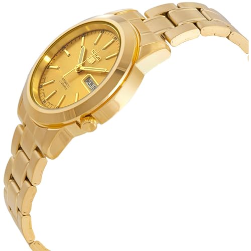 Image of Seiko SNKE56J1 5 Automatic Mens Gold Japan Business Automatic