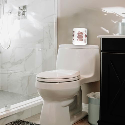 Bojueshaw You're 40 Printed Toilet Paper Prank Gift,Funny Novelty Roll,3-Ply Soft Bathroom Tissue,Humorous Decor for Men & Women - Image 3