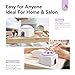 Saviland Essentials Nail Polish Remover Machine: Nail Soaking Bowl & Acetone Nail Polish Remover Gel Nail Remover Machine with Nail Soak off Bowl Soaker Tech Acrylic Nail Remover Steam Salon Home DIY