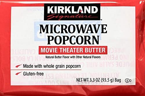 Kirkland Signature Microwave Popcorn 3.3 Ounce Bags - 8 Bags