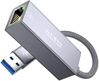 USB 2.5G Ethernet Adapter, USB 3.0 to RJ45 2.5GbE LAN Gigabit Network Adapter with 10/100/1000/2500Mbps Full Speed for MacOS, Windows, Linux, Dell XPS, Surface Pro, Laptop, Tablet, Synology NAS and PC