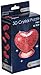HCM Kinzel 59161 3D Crystal Puzzle Herz Rot 46 Teile, bunt