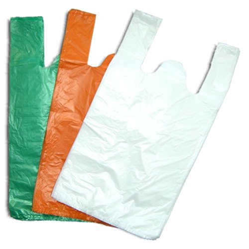 Tüten 28+12x48cm Plastiktüten Hemdchen Tragetaschen weiß Kiosk Markt Tüten 28+12x48cm Plastiktüten Hemdchen Tragetaschen weiß Kiosk Markt